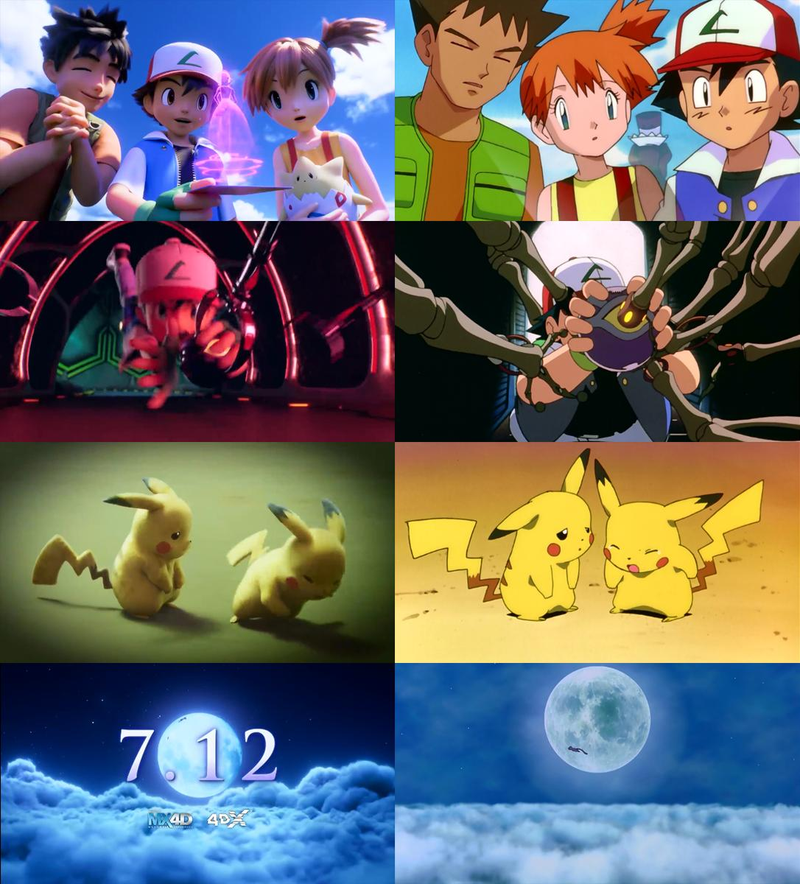 Illustration for article titled Anime Pokémon Compared With The New CG Movie Version